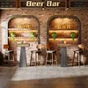 Tribesigns 100 cm quadratischer Bartisch, hoher Bistrotisch Produktbild-Vorschau 14