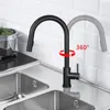 ZMH Kuchyňská Baterie Černá Vytahovací Dřezová Baterie se Náhled obrázku produktu 2