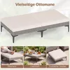 Conjunto de muebles de jardín de polirratán COSTWAY, de 5 Vista previa de la imagen del producto 6