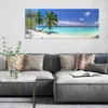 DEQORI Glasbild Echtglas 150x60 cm 'Paradiesischer Strand' Produktbild-Vorschau 3