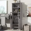 Flieks Armoire de salle de bain avec portes vitrées, Voir les images du produit 3