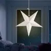 Papírová vánoční hvězda s 10 LED světýlky a třpytivými Náhled obrázku produktu 9