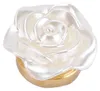 Lot de 4 boutons-fleurs en forme de rose blanche, élégants Voir les images du produit 3