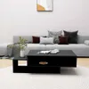 vidaXL Konferenční stolek černý 105x55x32 cm Materiál dřevo Náhled obrázku produktu 3