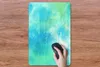 MuchoWow® Mauspad Mousepad Aquarell - Grün - Blau - Weiß Produktbild-Vorschau 3
