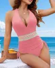 Damen Badeanzug Einteiler High Waist Bauchweg XL Produktbild-Vorschau 4