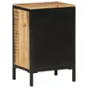 vidaXL Badschrank 40x30x60 cm Massivholz Mango und Eisen Produktbild-Vorschau 4