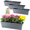 4er Set Blumenkasten mit Wasserspeicher Blumenkasten Produktbild-Vorschau 1