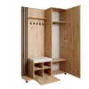 Garderobenschrank LIVIA – Garderoben-Set mit Spiegel und Produktbild-Vorschau 3