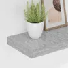 vidaXL Étagères flottantes 4 pcs. Gris béton 80x23,5x3,8 cm Voir les images du produit 4