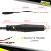 Area1 Motorrad LED Blinker e- schwarz, Lauflicht-Effekt, M8 Produktbild-Vorschau 2