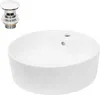 Lavabo LuxeBath Lavabo da appoggio rotondo, Ø 46x15,5 cm, Anteprima dell’immagine prodotto 1