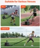 Fitness posilovací sáně - černé posilovací zařízení - Náhled obrázku produktu 6