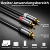 deleyCON 10m Cinch Subwoofer Koaxialkabel RCA Mono auf Produktbild-Vorschau 4