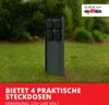 Grafner Edelstahl Design Gartensteckdose mit 4 Steckdosen, Produktbild-Vorschau 3
