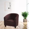2 kusy Klubové křeslo Slipcover Křeslo Cover Stretch Velvet Náhled obrázku produktu 6