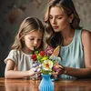 Bouquet de fleurs en kit avec vase Fleurs artificielles Voir les images du produit 8