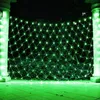 6X4m 880 lampek LED zielona kurtyna świetlna 8 trybów Podgląd zdjęcia produktu 6