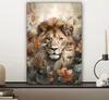 Wanddeko 20x30 cm - Tiere - Löwe - WildPflanzen - Natur - Produktbild-Vorschau 7