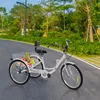 Rower trójkołowy dla dorosłych 24 cale 3 koła rower 7 Podgląd zdjęcia produktu 9