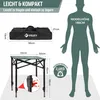 VILLEY Aluminium Klapptisch mit Tragetasche, 52 * 52 * 65cm Produktbild-Vorschau 2