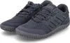 A pair of dark blue athletic shoes with a mesh upper and a textured sole, presented on a white background. Produktbild-Vorschau