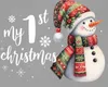 My 1st christmas erste Weihnachten - Weihnachtsgeschenk Produktbild-Vorschau 3