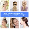 Scrunchies Samt, Bunte Haargummis Elastische Haarbänder Produktbild-Vorschau 7