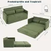 LVHOM Schlafsofa Ausziehbar 2-Sitzer Cord, Bettsofa mit Produktbild-Vorschau 7
