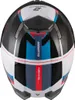 Bogotto FF404 Ezion Klapphelm, schwarz matt/weiß/rot/blau, Produktbild-Vorschau 7
