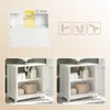 SoBuy Waschbeckenunterschrank Badschrank mit verstellbaren Produktbild-Vorschau 8
