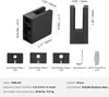 Product specifications and components for glass clamps. Voir les images du produit