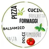 set de 6 assiettes à pizza Tomate | Blanc avec décor Vert & Voir les images du produit 3