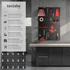 Perforovaný panel na nářadí Jonah s háčky a držáky - 4dílný Náhled obrázku produktu 2