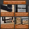BLACK OAK JACK 120-80 Kaminholzregal 120x80x25cm Metall Produktbild-Vorschau 4