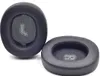 Two black ear pads for headphones are shown on a white background. Produktbild-Vorschau