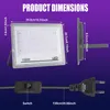 UV LED reflektor – vonkajšie osvetlenie – 100W, 1 kus – UV Náhľad obrázku produktu 2