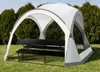 Set da giardino pieghevole nero – tavolo + 2 panche, 180 cm Anteprima dell’immagine prodotto 20