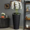 Künstliche Orchidee Kaskaden Blumenstrauß Weiß im Topf Produktbild-Vorschau 9