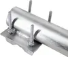 Mast Stahl 80cm mit 2 Zahnschellen für Geländer : 80cm Produktbild-Vorschau 4