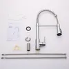 A kitchen faucet and its components are laid out on a white background. Podgląd zdjęcia produktu