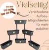 Pflanzkübel mit Sichtschutz Hochbeet Balkon 3 Etagen Produktbild-Vorschau 6