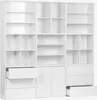 Libreria modulare decorativa in legno con 9 elementi, Anteprima dell’immagine prodotto 3