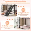 Letto a soppalco COSTWAY 90x200cm con scivolo, scala e Anteprima dell’immagine prodotto 4
