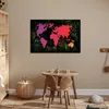 MuchoWow® Poster Weltkarte - Farben - Pflanzen 90x60 cm - Produktbild-Vorschau 6
