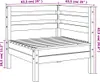 Divani da giardino angolari 2 pz. Legno di pino impregnato Anteprima dell’immagine prodotto 8