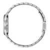 Side view of a silver watch with a metal band against a white background. Náhled obrázku produktu