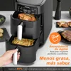 Freidora de aire XXL de 10 L con doble cesta – Airfryer de Vista previa de la imagen del producto 8