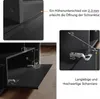 SONNI TV-Schrank Schwarz Hochglanz 140 x 35 x 45cm Produktbild-Vorschau 6
