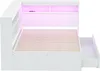 MODFU Lit Banquette 140x200 cm, Lit Double Ado avec Tiroirs Voir les images du produit 9